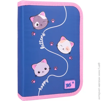 Школьный пенал Пенал твердий "Friends YES одинарный с двумя клапанами HP-04 Meow-Meow (5056574448699) Школьный пенал Пенал твердий "Friends YES одинарный с двумя клапанами HP-04 Meow-Meow (5056574448699)