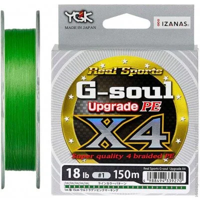 YGK  G-Soul X4 Upgrade 150m #0.25/5lb (1013-5545.00.96)
