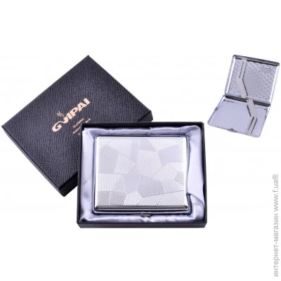 YKX Портсигар на 20 сигарет, Classic Golf (№4375-4) YKX Портсигар на 20 сигарет, Classic Golf (№4375-4)