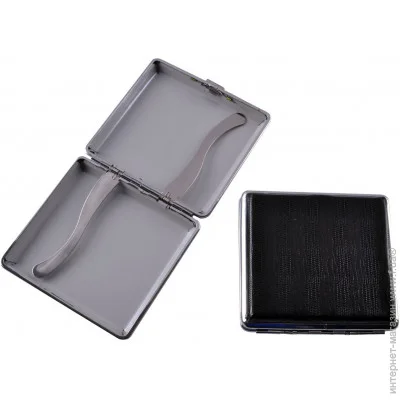 YKX Портсигар на 20 сигарет з Власником, Oh Black (Hl-148-1) YKX Портсигар на 20 сигарет з Власником, Oh Black (Hl-148-1)