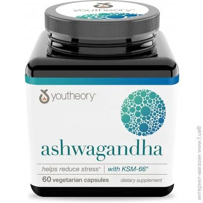   Youtheory Ashwagandha 1000 mg 60  (4384303950)