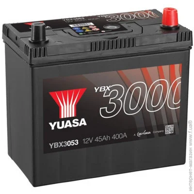   Yuasa 12V 45Ah SMF Battery (YBX3053)
