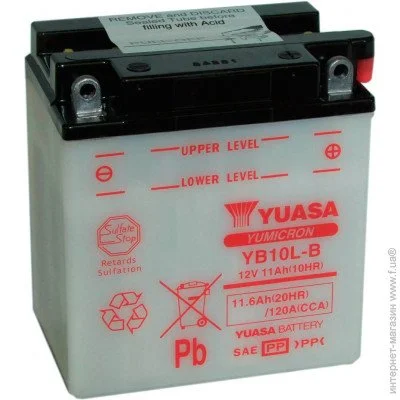   Yuasa 12V 11,6Ah YuMicron Battery () (YB10L-B)