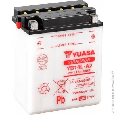   Yuasa  12V 14,7Ah YuMicron Battery () (YB14L-A2)