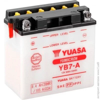   Yuasa  12V 8,4Ah YuMicron Battery () (YB7-A)
