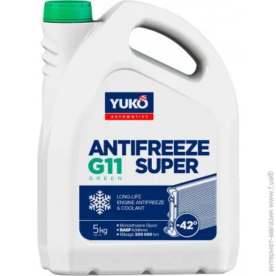   Yuko  Antifreeze Super G11 - 40 G11  5  5.2 