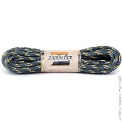  Zamberlan  Laces Round 190  Grey/Yellow (ZAM-NEGRIGIA190)
