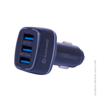    Zaryad microUSB 3USB/3,4A AZU-M1