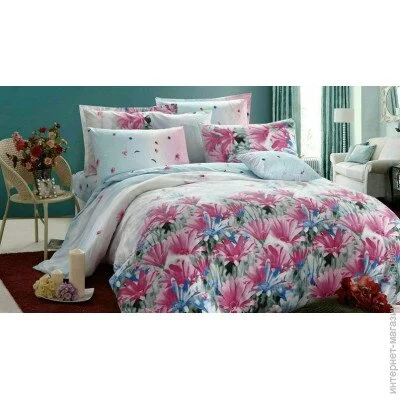 Комплект постільної білизни Zastelli євро 200x220 см рожевий Постільна білизна 5546-5547 Сатин євро 200х220 Комплект постільної білизни Zastelli євро 200x220 см рожевий Постільна білизна 5546-5547 Сатин євро 200х220