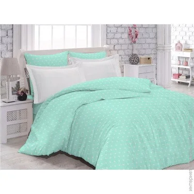 Комплект постільної білизни Zastelli двоспальний 175x210 см зелений Постільна білизна 58 поплін двоспальне 175х210 Комплект постільної білизни Zastelli двоспальний 175x210 см зелений Постільна білизна 58 поплін двоспальне 175х210