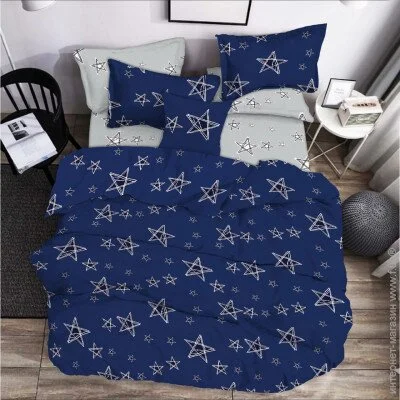    Zastelli  145x210     Stars on blue and grey   145210
