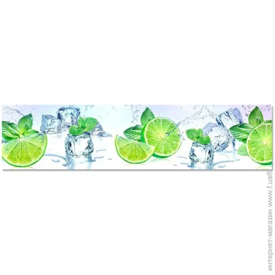 Декоративная наклейка Zatarga Наклейка на кухонный фартук Лаймовое пространство Z180343 65x250 см Декоративная наклейка Zatarga Наклейка на кухонный фартук Лаймовое пространство Z180343 65x250 см