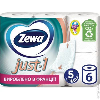   Zewa Just 1 ' 6  (7322541189314)