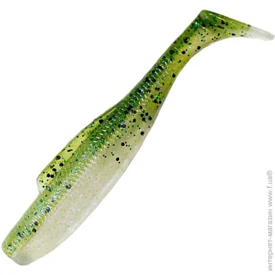  Z-Man   Diezel Minnowz 4 5 Pack Black/Neongreen/White (1102-DMIN-319PK5)