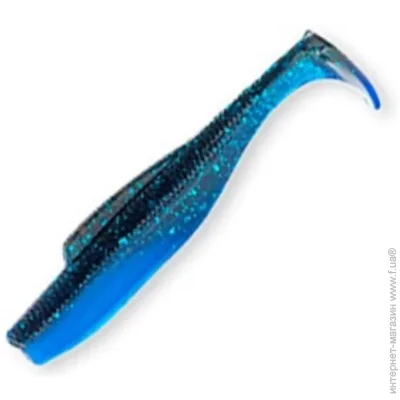  Z-Man   Diezel Minnowz 5 4 Pack Black/Blue (1102-DMIN5-64PK4)