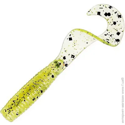   Z-Man Grubz 9" Chartreuse Sparkle, 3. (GRUBZ9-233PK3)