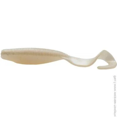   Z-Man Streakz Curly Tailz 4" Pearl, 5. (STKCRL-84PK5)