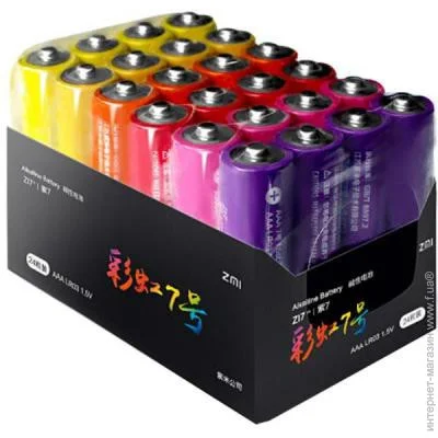  ZMi Rainbow AAA batteries 24  (AA724)