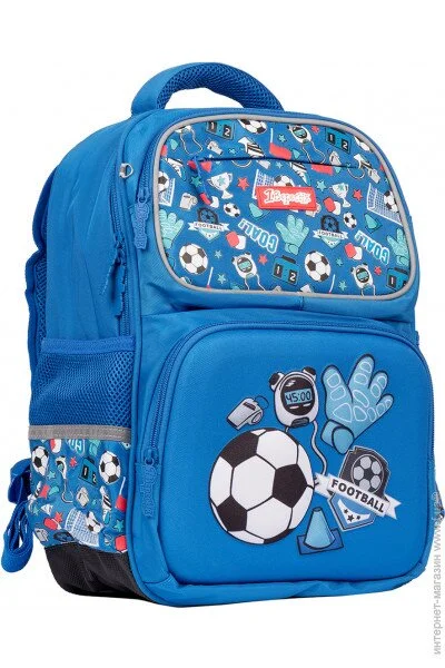 Рюкзак школьный 1 Вересня S-105 Football (558307) для мальчиков , для младших классов Рюкзак школьный 1 Вересня S-105 Football (558307) для мальчиков , для младших классов