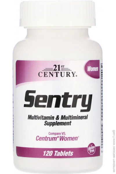   -    21st Century Sentry Multivitamin & Multimineral Supplement Women 120 tablets