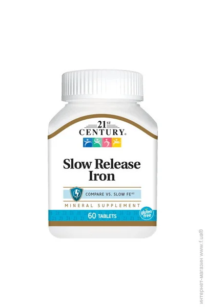    21st Century Slow Release Iron, 60 