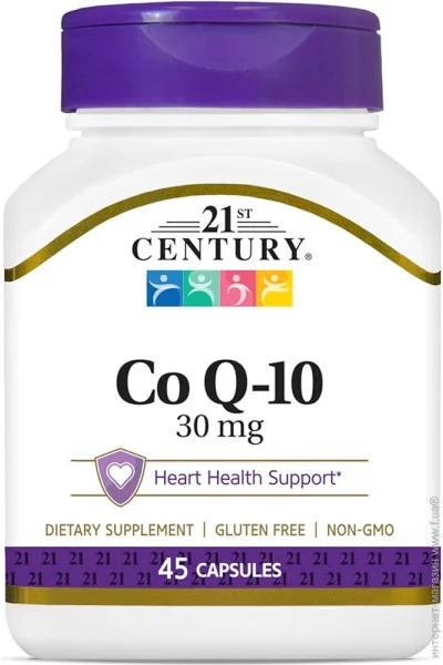 21st Century Co Q-10, 30 mg, 45 Capsules (00000040091)