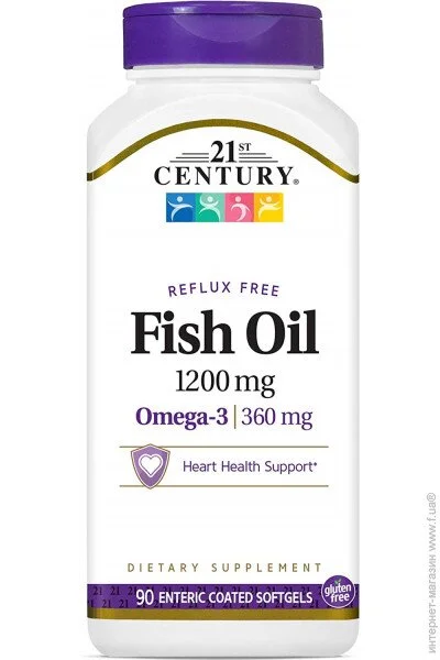 '  21st Century Fish Oil 1200 mg 90  (4384304152)
