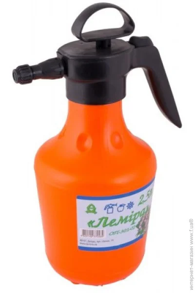 Лемира Пневматичний обприскувач ручний GM 2.5 л (92-9202) 2.5 л Лемира Пневматичний обприскувач ручний GM 2.5 л (92-9202) 2.5 л