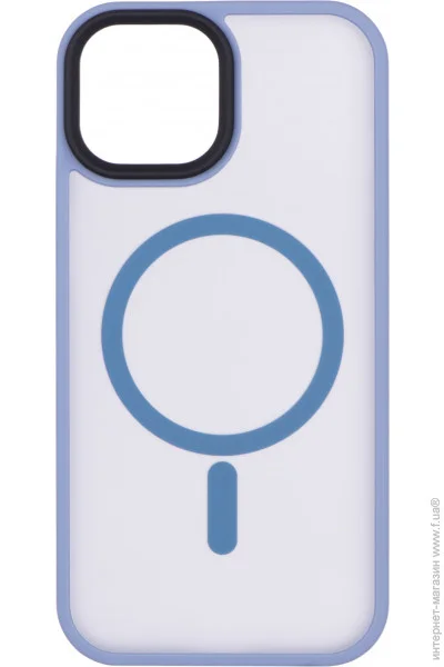  2E Basic  Apple iPhone 15, Soft Touch MagSafe Cover, Light Blue (2E-IPH-15-OCLS-LB)