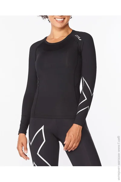   2XU  Core Compression Long Sleeve WA6401a_BLK/SIL .M 