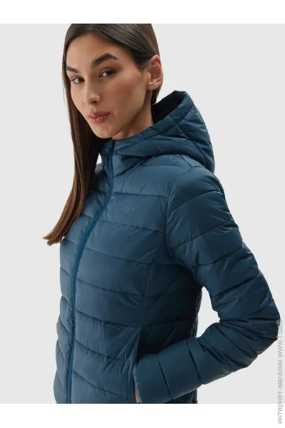 4F Куртка женская демисезонная DOWN JACKET F468WAW24TDJAF468-46S р.S синяя 4F Куртка женская демисезонная DOWN JACKET F468WAW24TDJAF468-46S р.S синяя