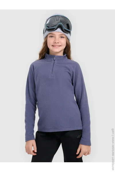 4F Джемпер FLEECE UNDERWEAR F060JWAW25UFLEF060-31S р.140 синій 4F Джемпер FLEECE UNDERWEAR F060JWAW25UFLEF060-31S р.140 синій