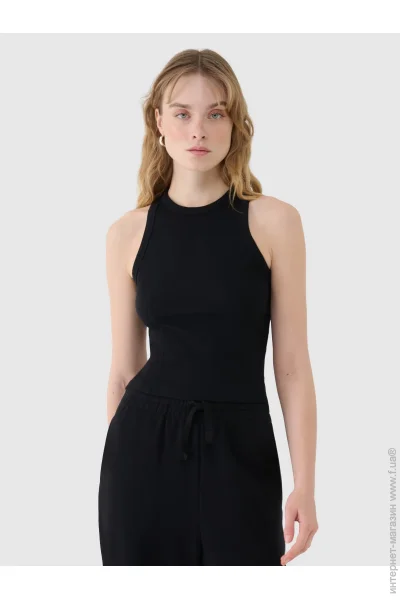 Спортивная майка 4F Майка SLEEVELESS F119WSS25TSLEF119-20S р.M черный Спортивная майка 4F Майка SLEEVELESS F119WSS25TSLEF119-20S р.M черный