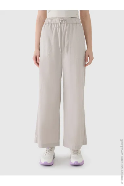 Спортивные брюки 4F Брюки TROUSERS CAS F1012WSS25TTROF1012-83S р. M бежевый Спортивные брюки 4F Брюки TROUSERS CAS F1012WSS25TTROF1012-83S р. M бежевый