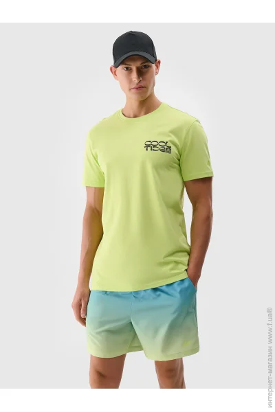 Спортивна футболка 4F ФутболкаWSS25TTSHM1984-45S р.XL жовтий Спортивна футболка 4F ФутболкаWSS25TTSHM1984-45S р.XL жовтий