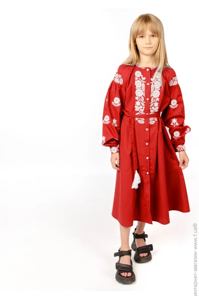 Едельвіка Платье р.140 красный 402-23/00 Едельвіка Платье р.140 красный 402-23/00