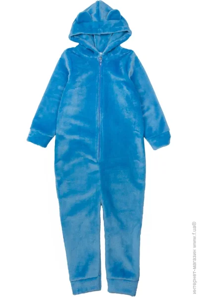 Кігурумі (піжама-комбінезон) Маленькие Люди Кігурумі-піжама унісекс р.98–104 блакитний 0191 Кігурумі (піжама-комбінезон) Маленькие Люди Кігурумі-піжама унісекс р.98–104 блакитний 0191