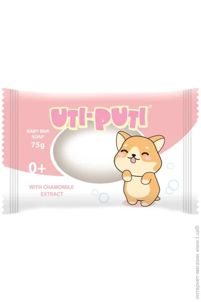 Уті-Путі Дитяче мило з екстрактом ромашки 75 г Уті-Путі Дитяче мило з екстрактом ромашки 75 г