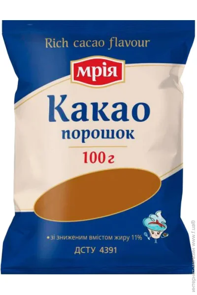 МРІЯ Какао-порошок 100 г МРІЯ Какао-порошок 100 г
