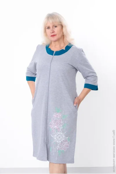 Халат жіночий Носи Своє 58 Бірюзовий (8004-023-33-1-v18) (p-15466-177017) Халат жіночий Носи Своє 58 Бірюзовий (8004-023-33-1-v18) (p-15466-177017)