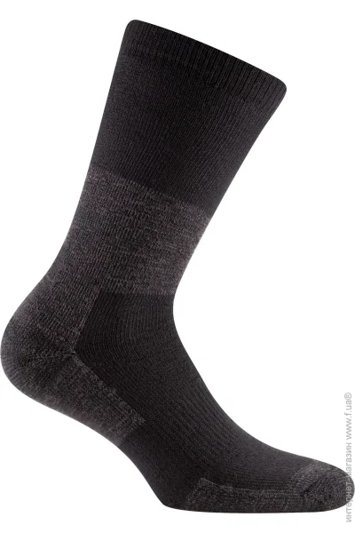  Accapi Outdoor Merino Crew  (Black/Anthracite, 42-44) (ACC H0663.9966-III)
