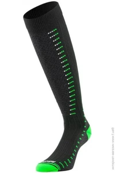  Accapi Ski Ergoracing  (Black/Lime, 45-47) (ACC H0904.909-IV)
