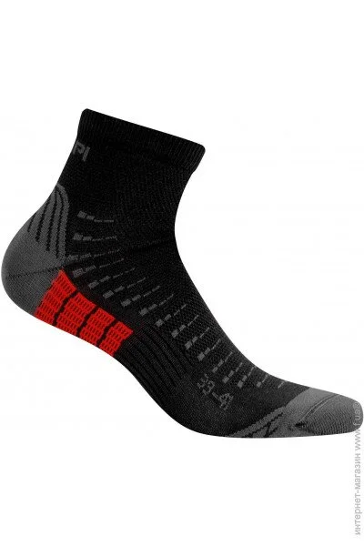  Accapi Trail/Run  (Black/Red, 34-36) (ACC H1303.908-0)