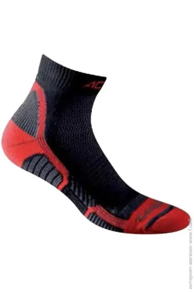 Accapi  Trekking Touch Quarter 42-44 Black/Red (1033-ACC H0815.952-III)