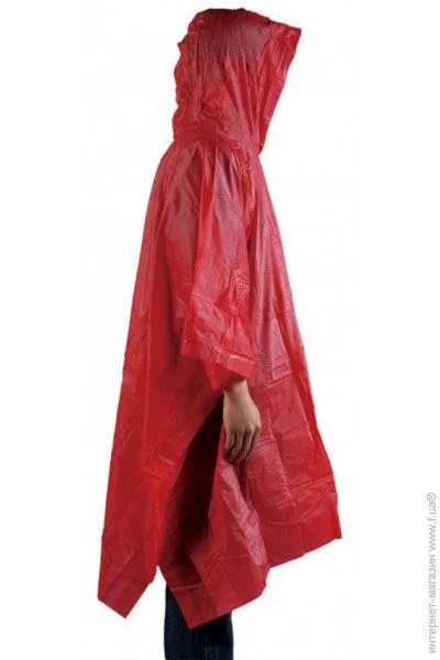  AceCamp  Vinyl Rain Poncho  (1012-3908-RD)