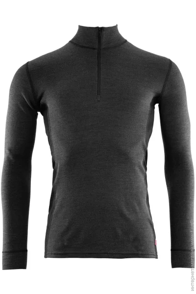  . Aclima WarmWool 200 Mock Neck M's Marengo/Jet Black XXL (107447)