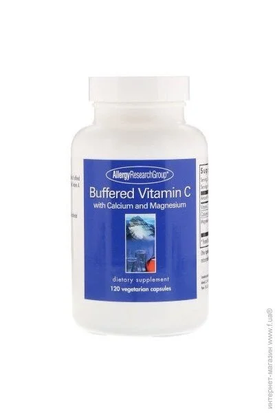  Allergy Research Group Buffered Vitamin C 120 Veg Caps (000000253)