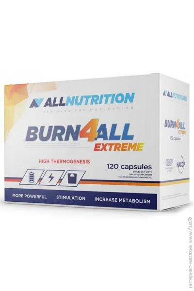  AllNutrition Burn4all Extreme, 120 