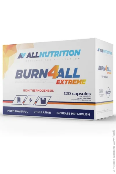 Allnutrition  Burn4all Extreme 120caps (1086-100-33-3106790-20)
