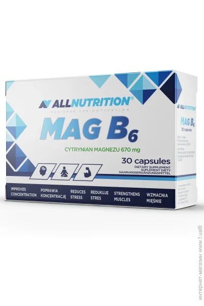 Allnutrition MAG B6 - 30caps (100-89-8266608-20)